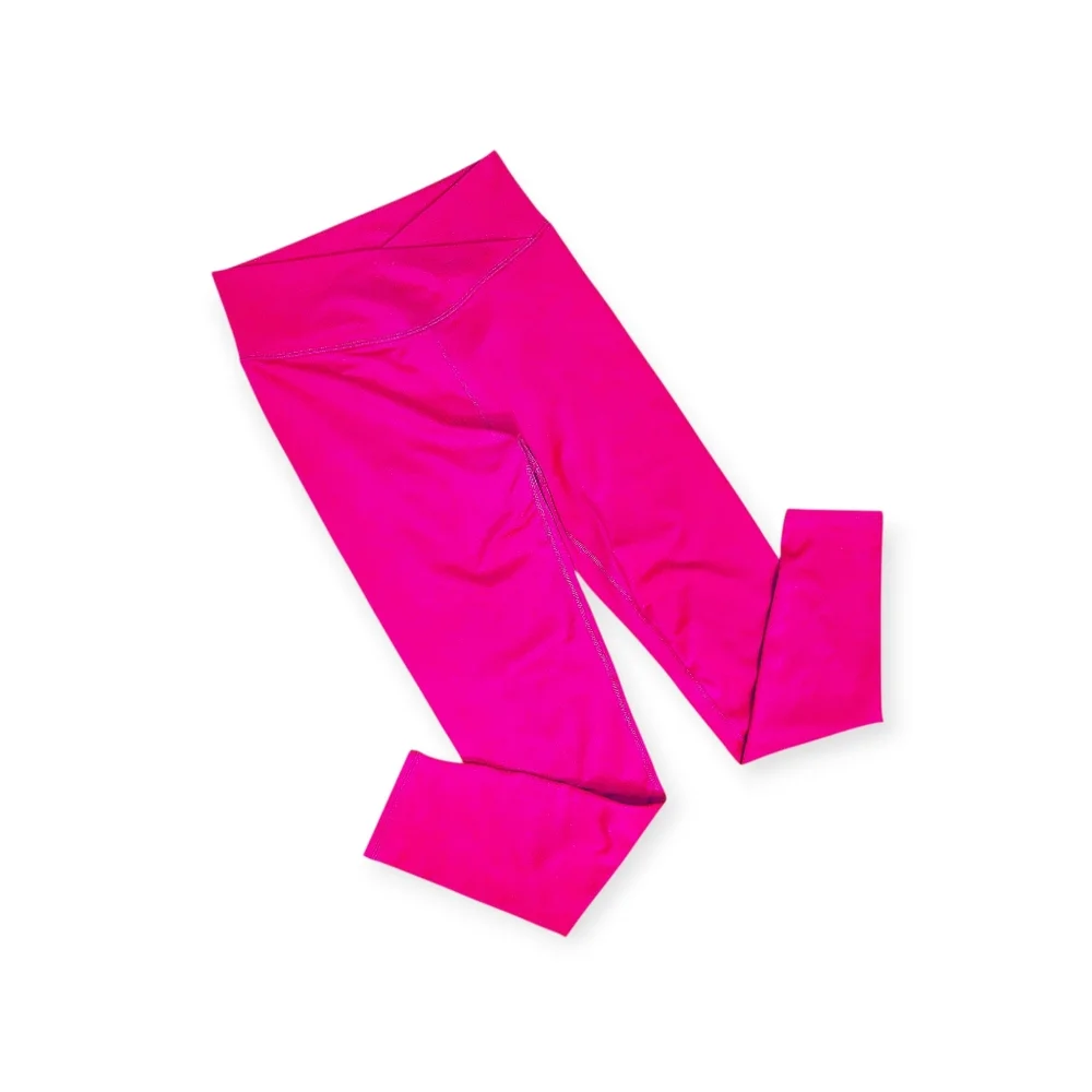 Gap Fit High Waisted Crossover Hot Pink Activewear Leggings 14-16